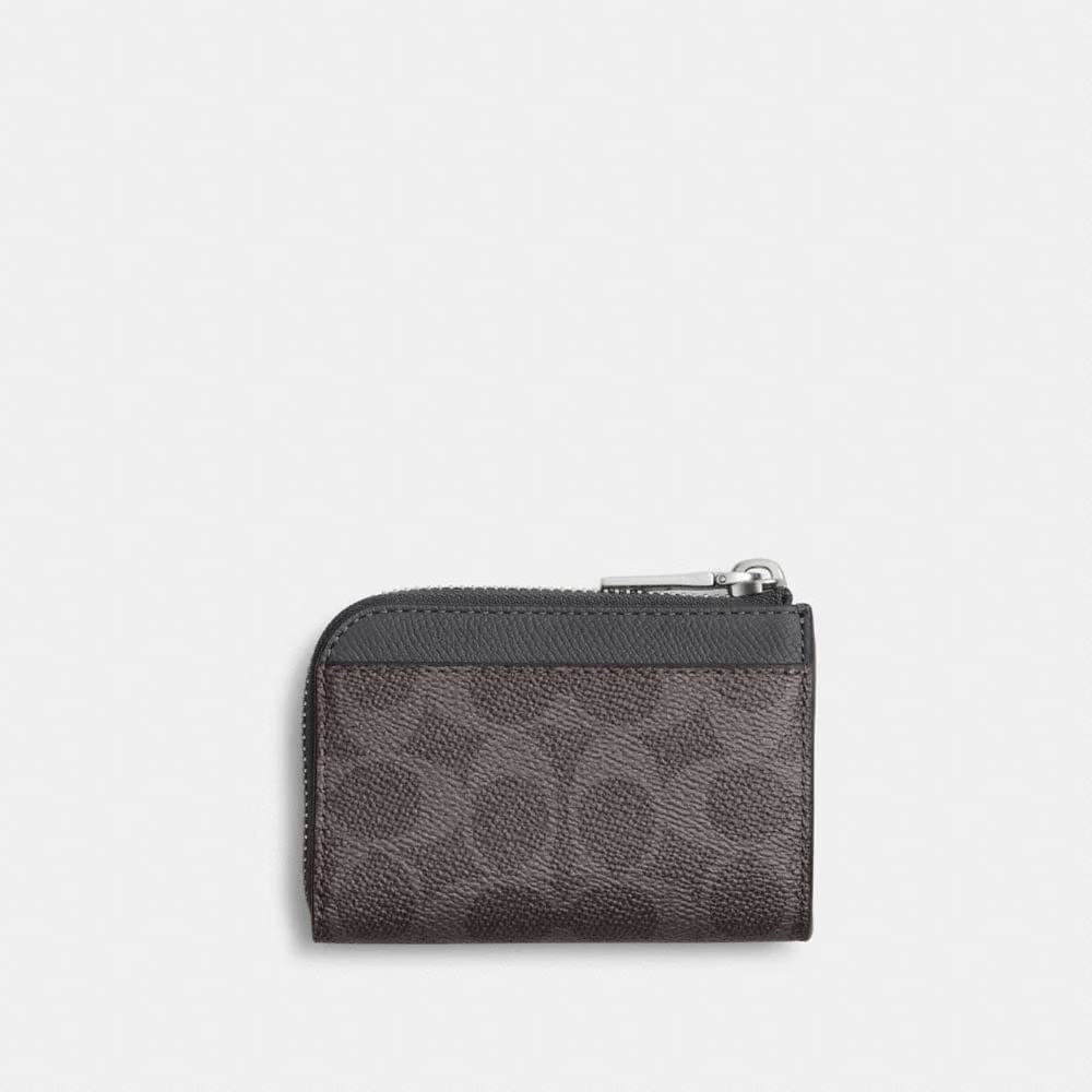 L-Zip Key Case In Signature Canvas