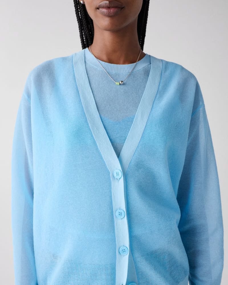 Sheer Knit Cardigan