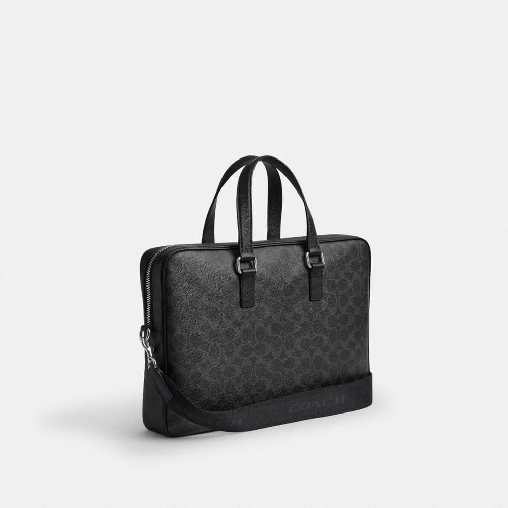 Caden Brief Bag In Signature Canvas