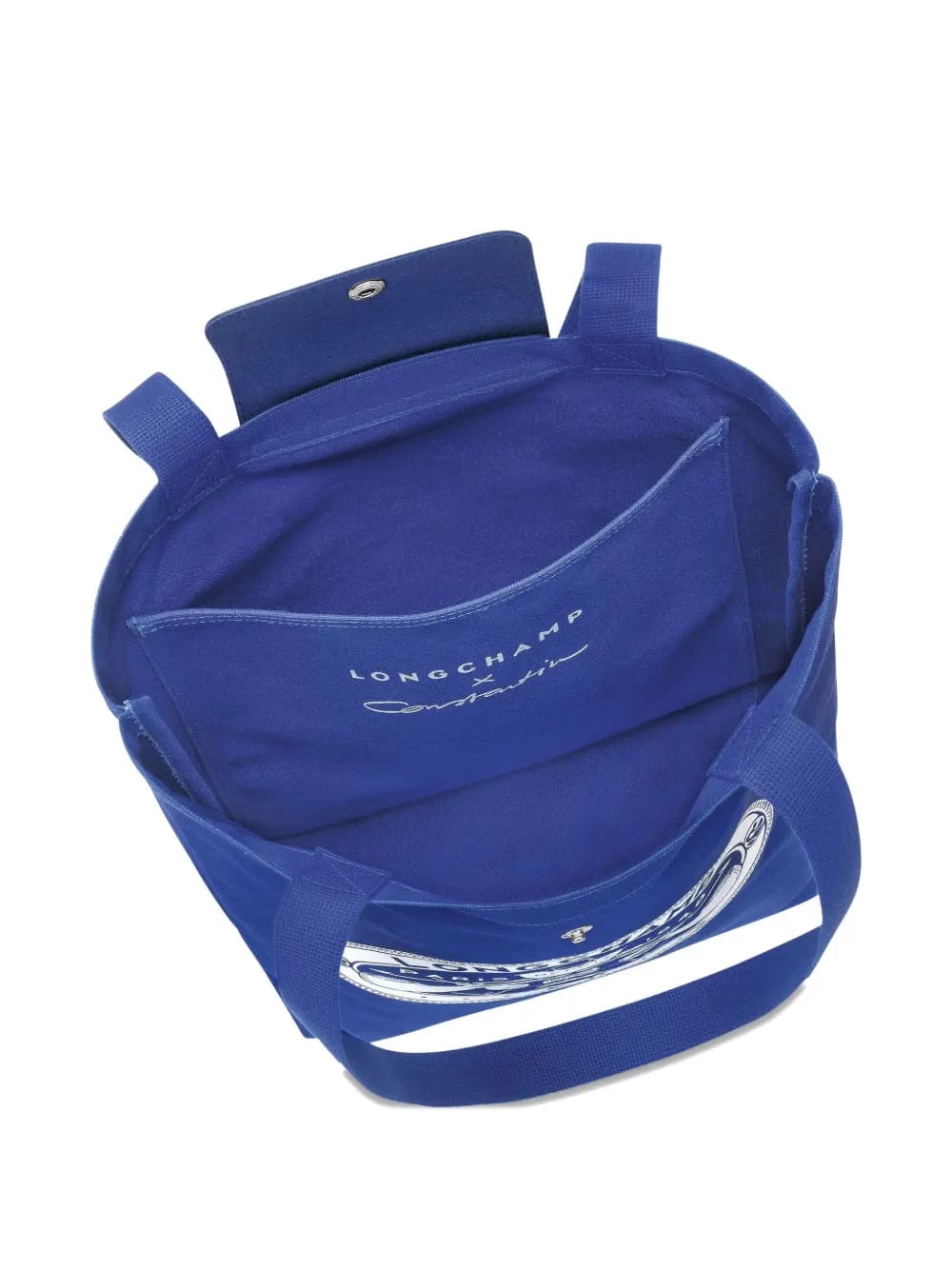 Le Pliage M logo-print tote bag