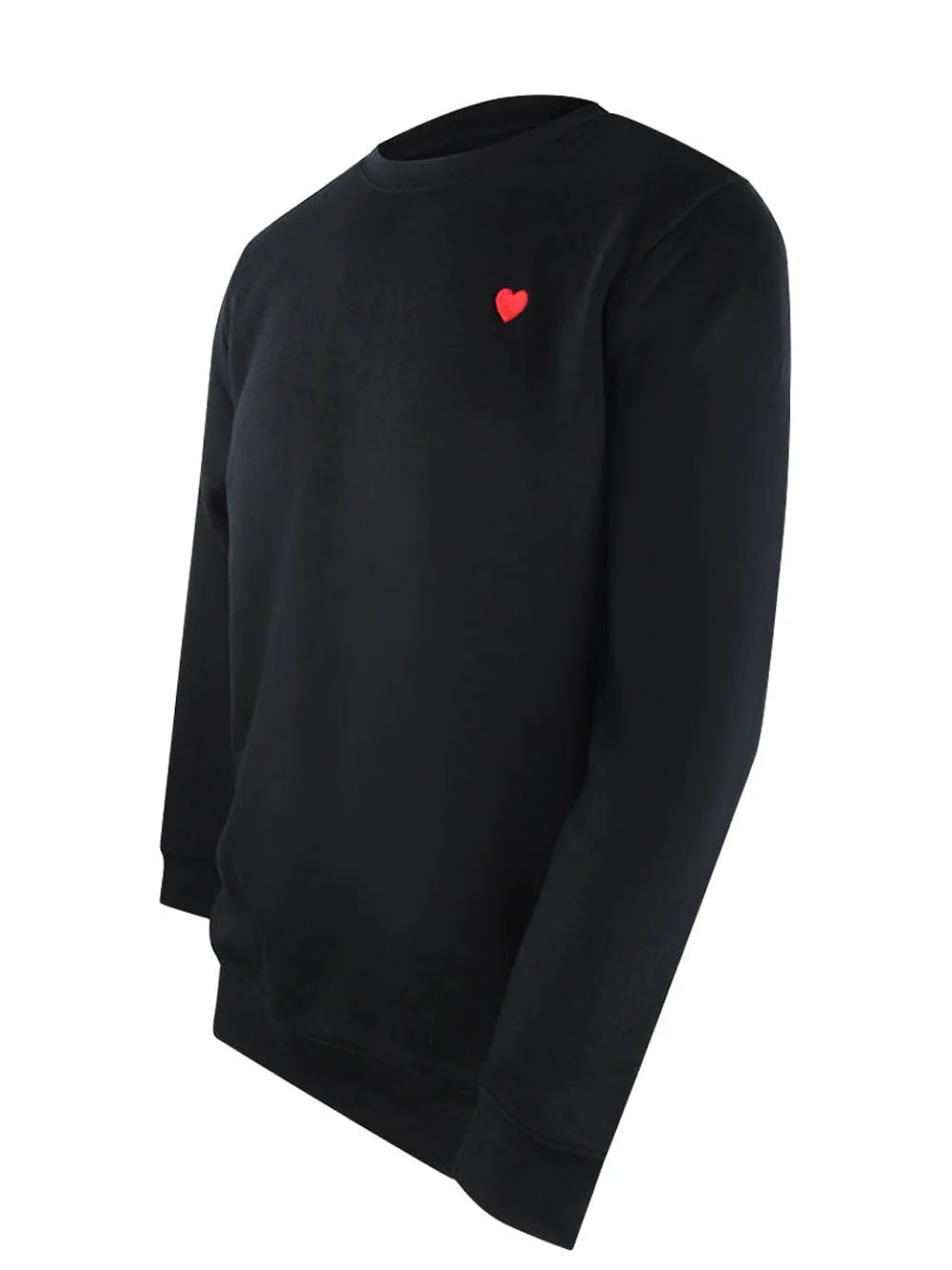 Love Moschino Small Heart Logo Black Sweatshirt