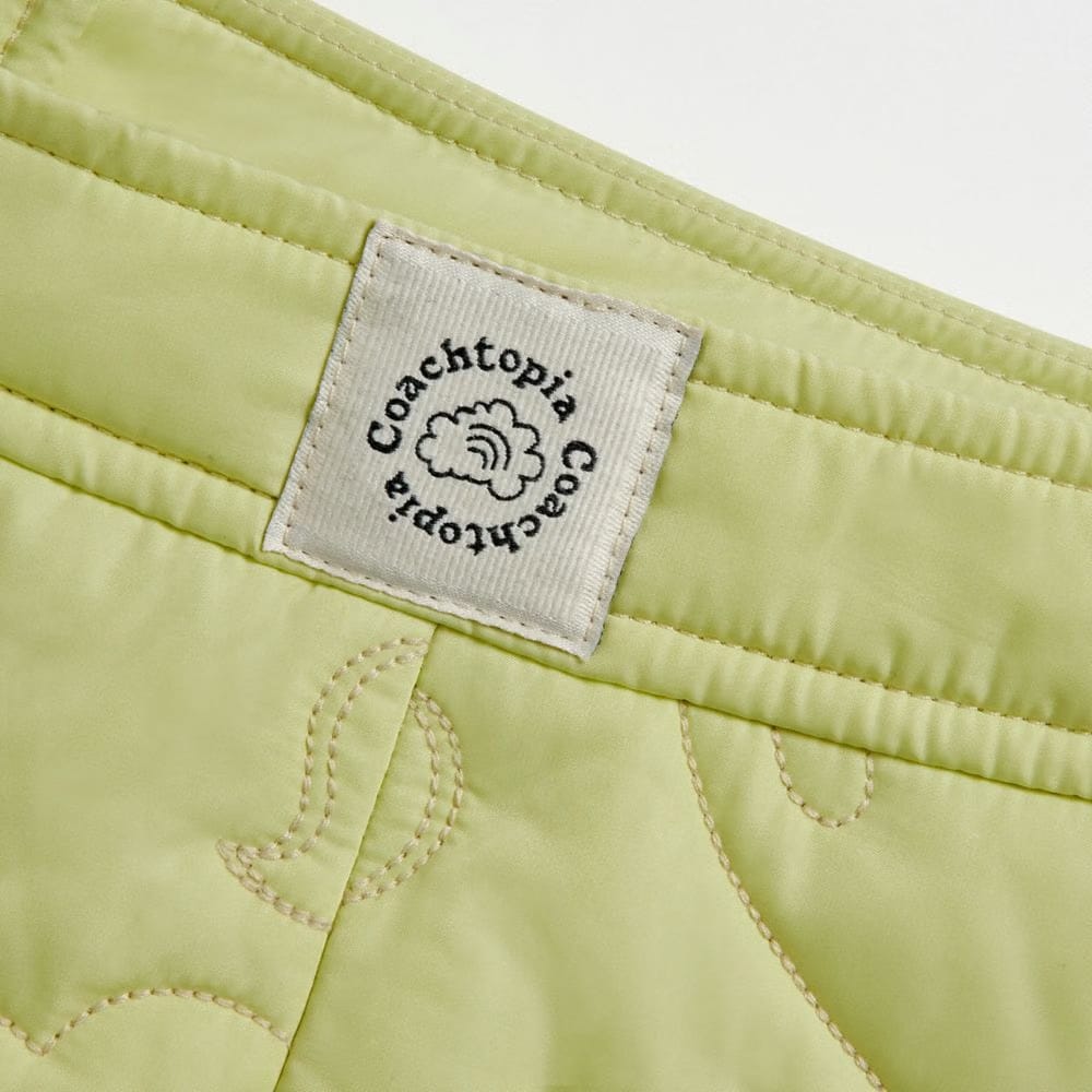 Coachtopia Loop Quilted Heart Mini Skirt