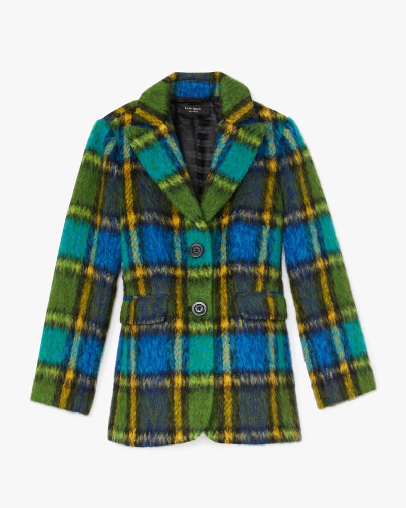 Grand Plaid Wool Jacket