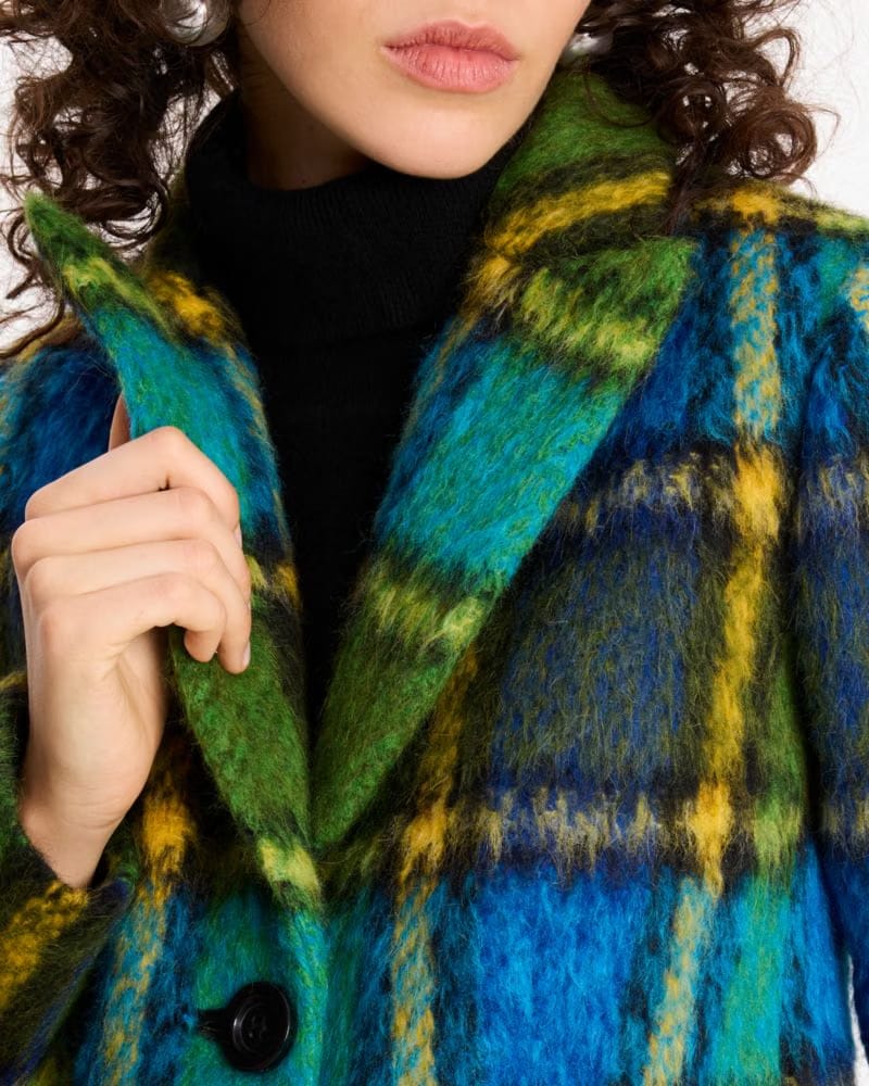 Grand Plaid Wool Jacket
