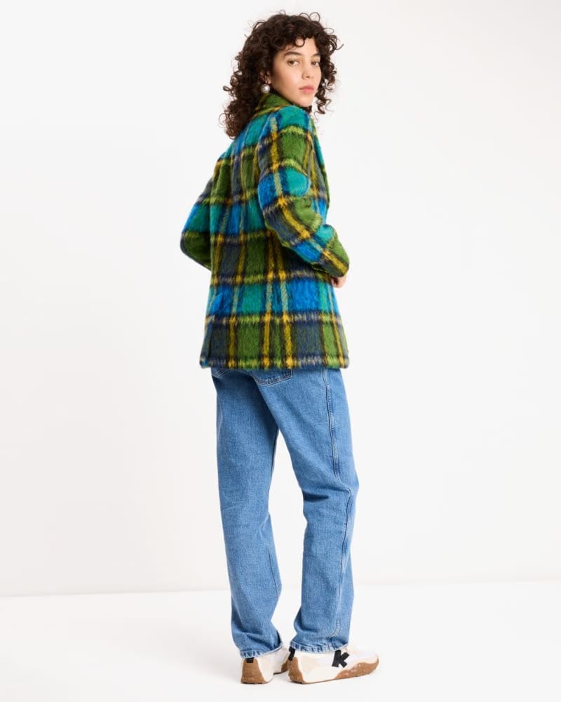 Grand Plaid Wool Jacket