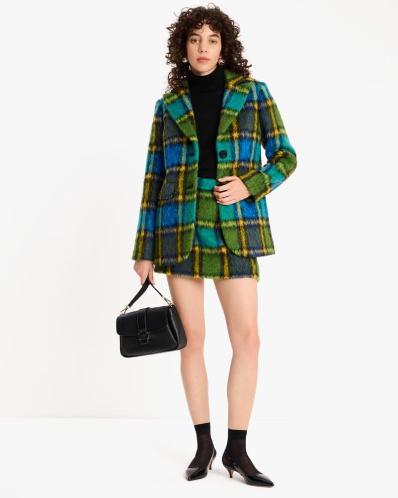 Grand Plaid Wool Jacket