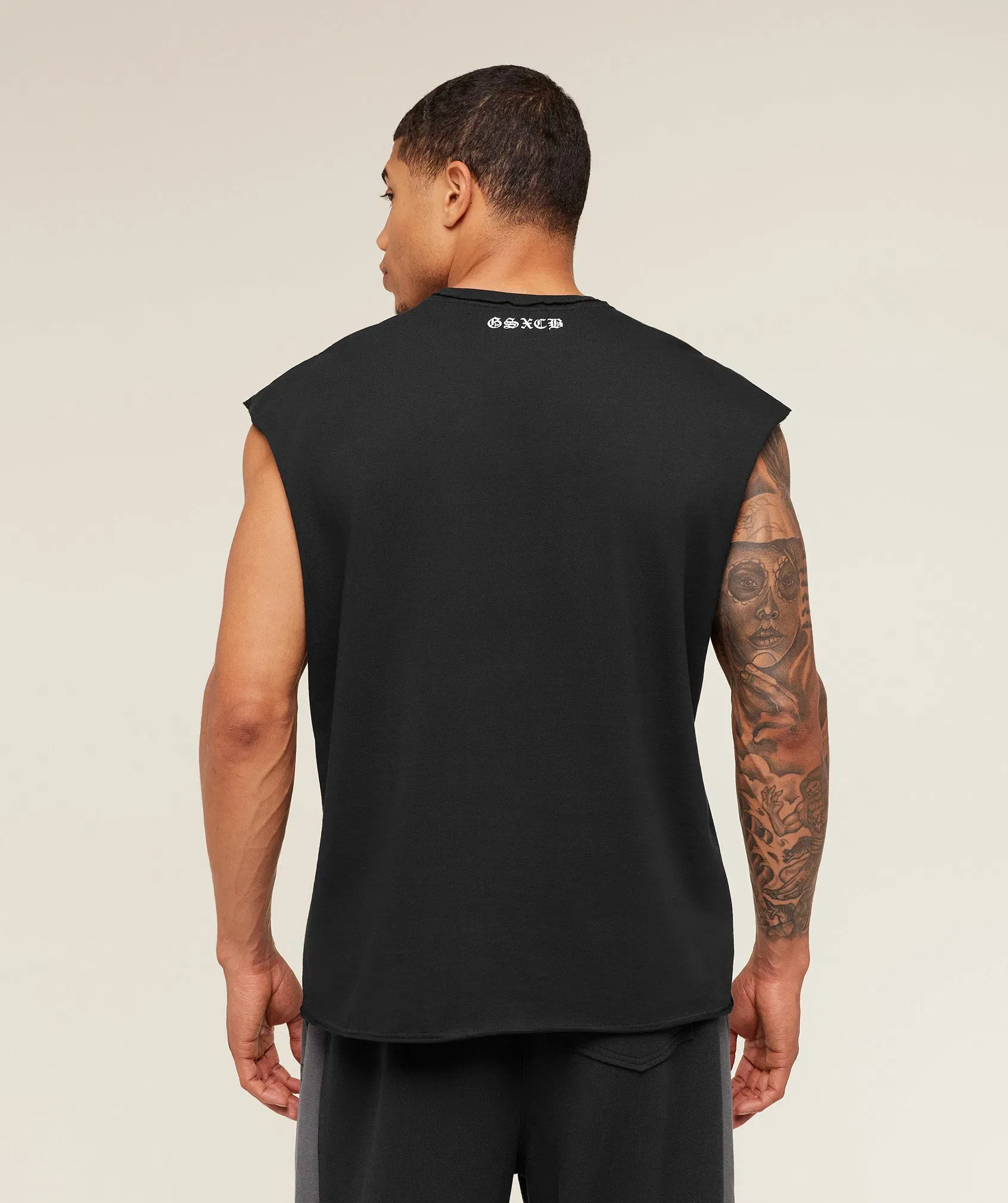 Gymshark x Carlos Belcast Cut off T-Shirt - GS Black