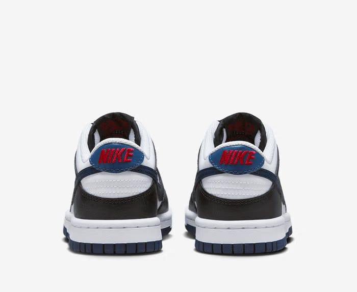 Nike Dunk Low Black White Midnight Navy