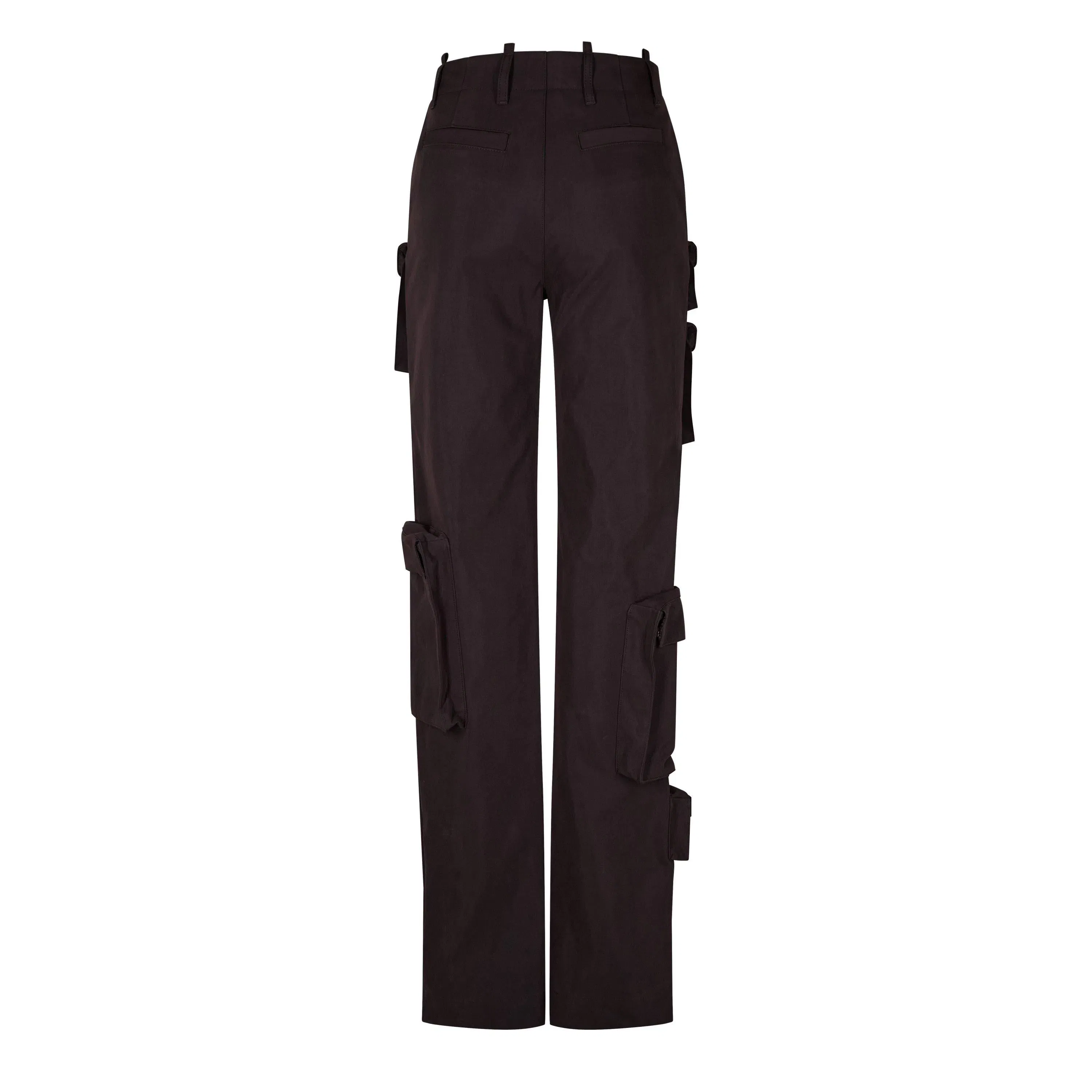 Multi Pocket Straight Cut Cargo Trousers