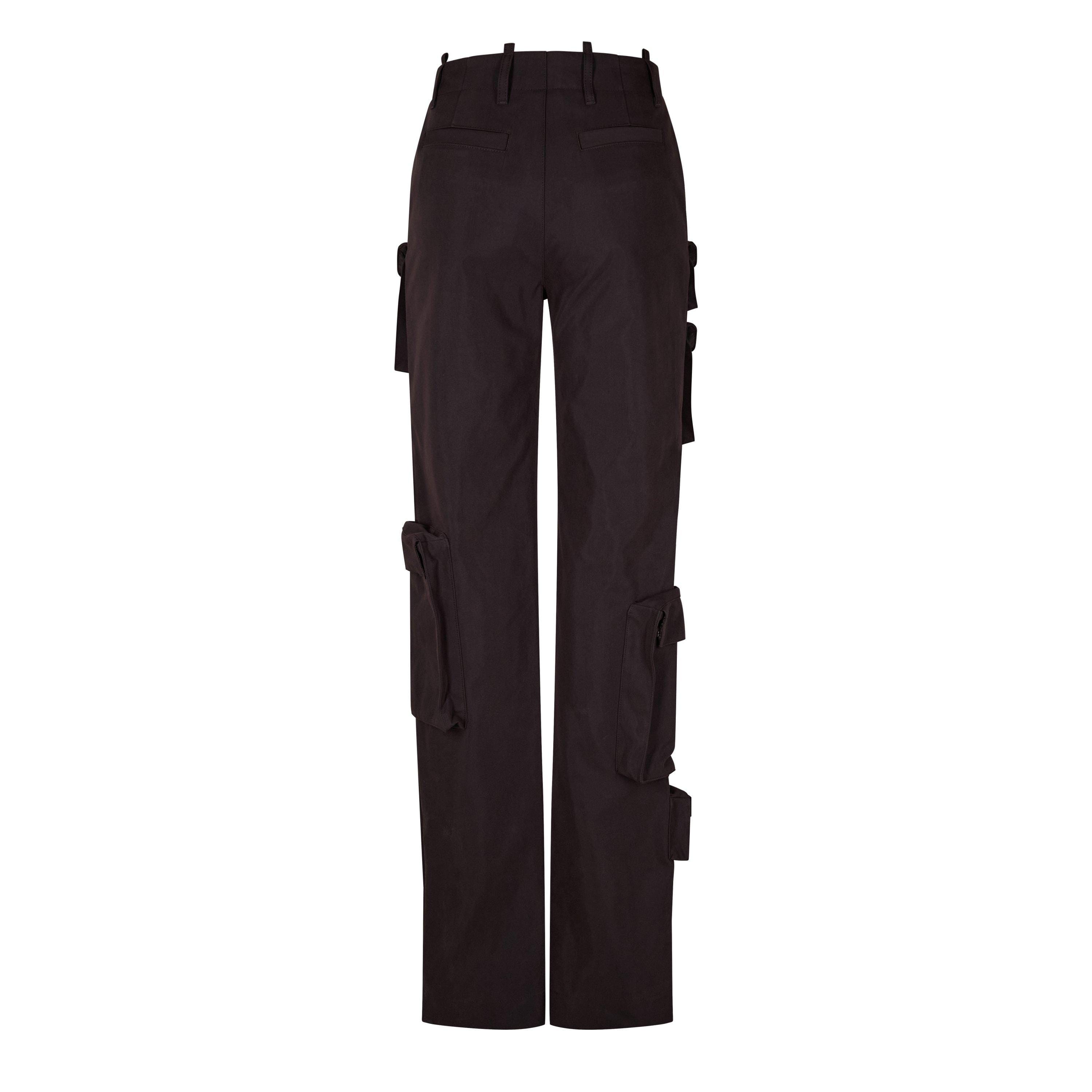 Multi Pocket Straight Cut Cargo Trousers