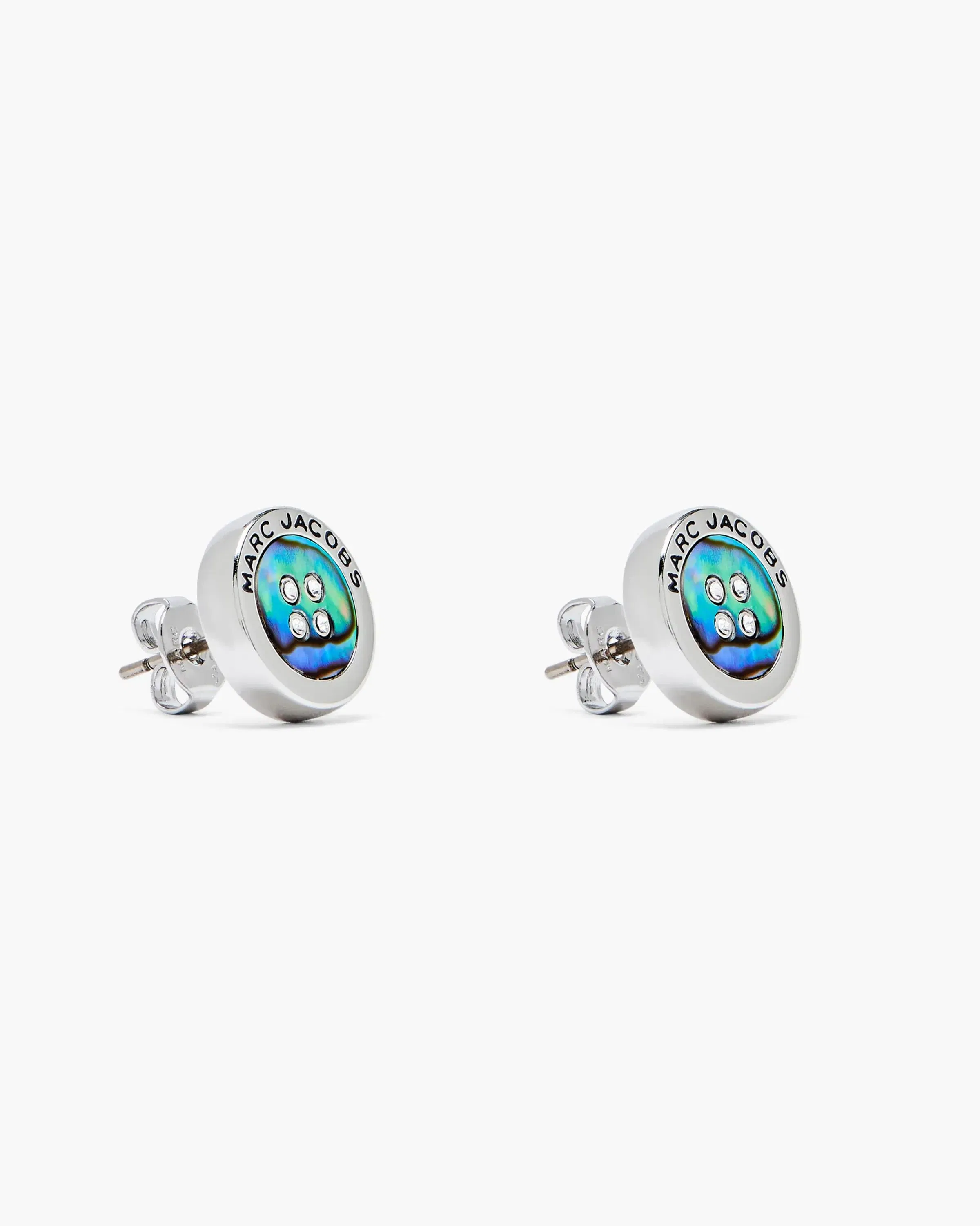 The Button Abalone Stud Earrings