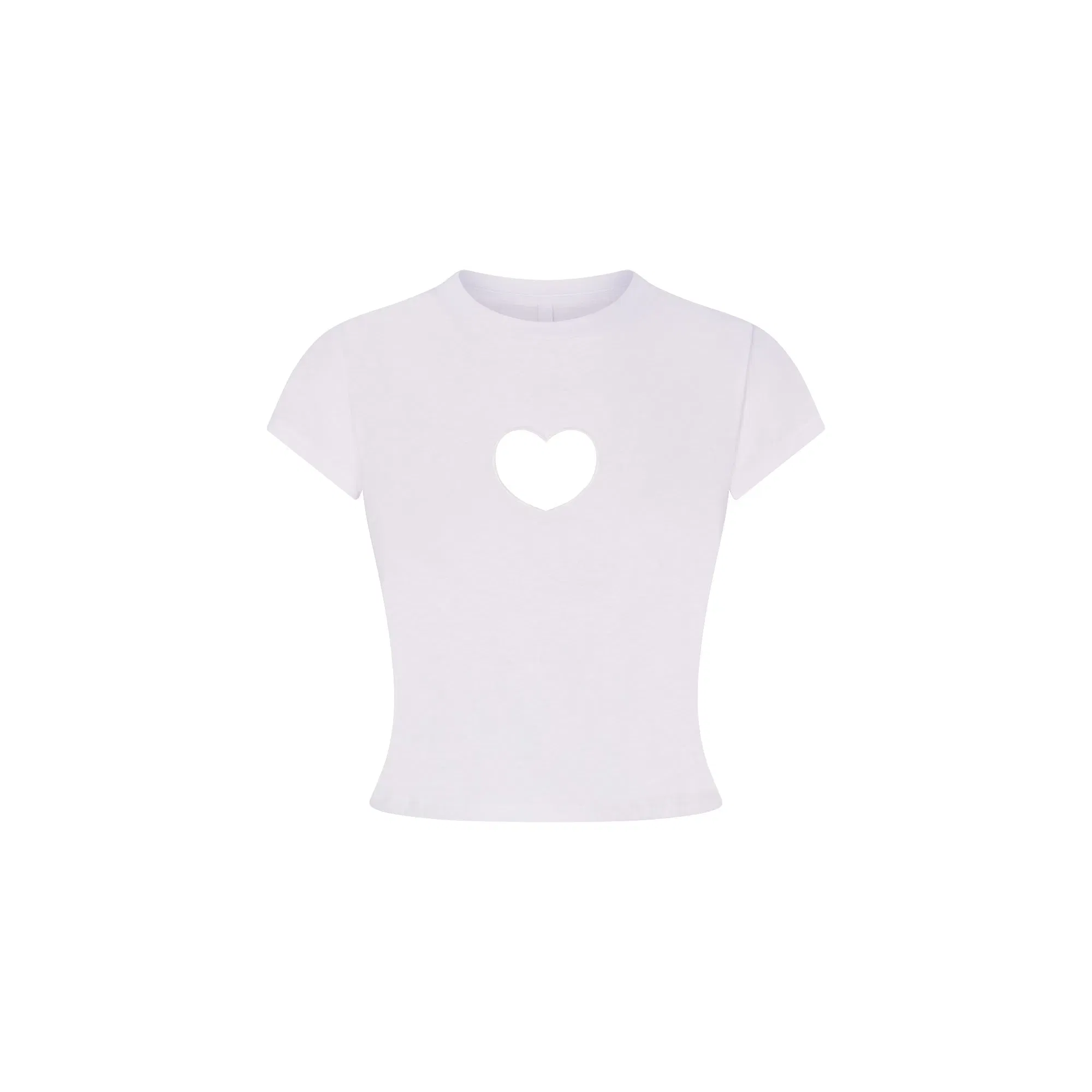 WORN IN JERSEY HEART BABY TEE | SNOW
