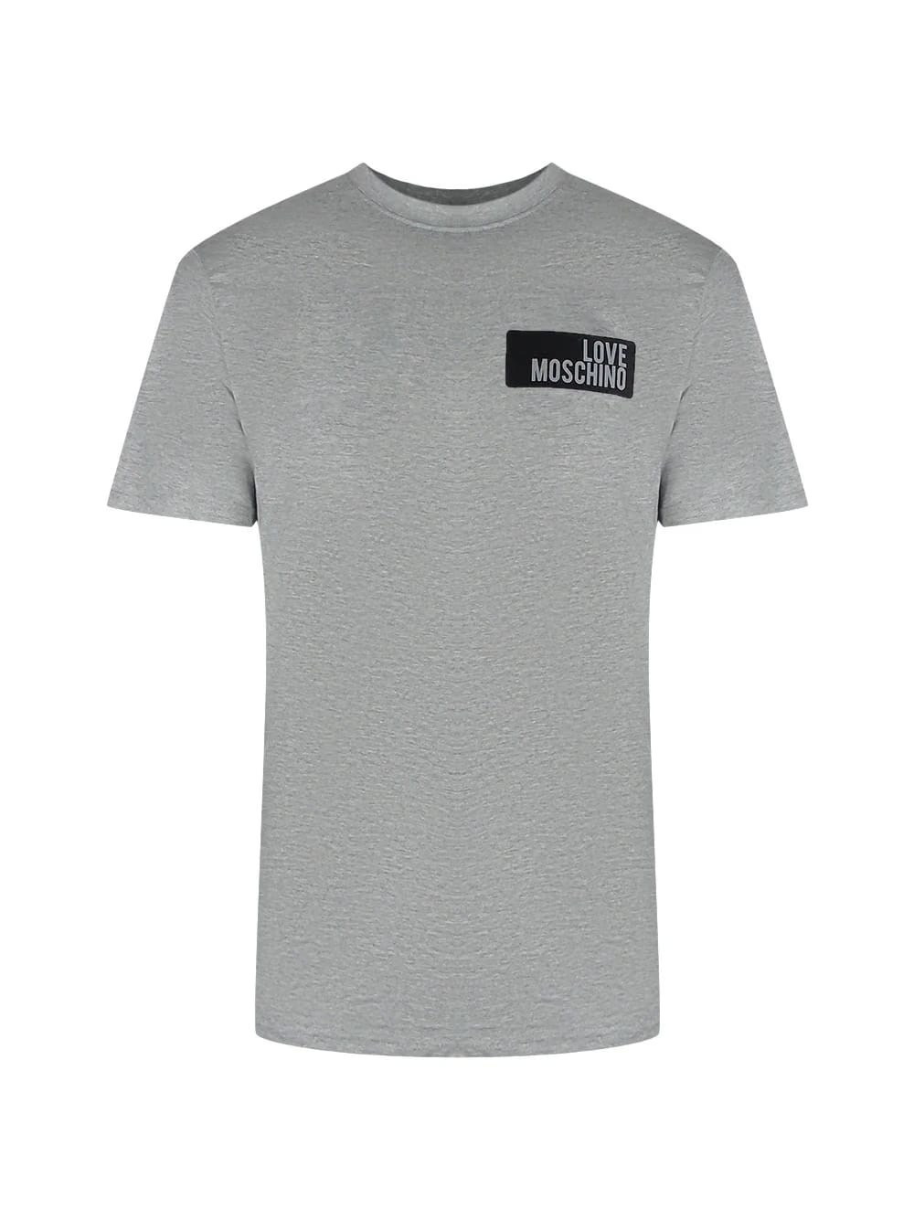Love Moschino Block Logo Grey T-Shirt