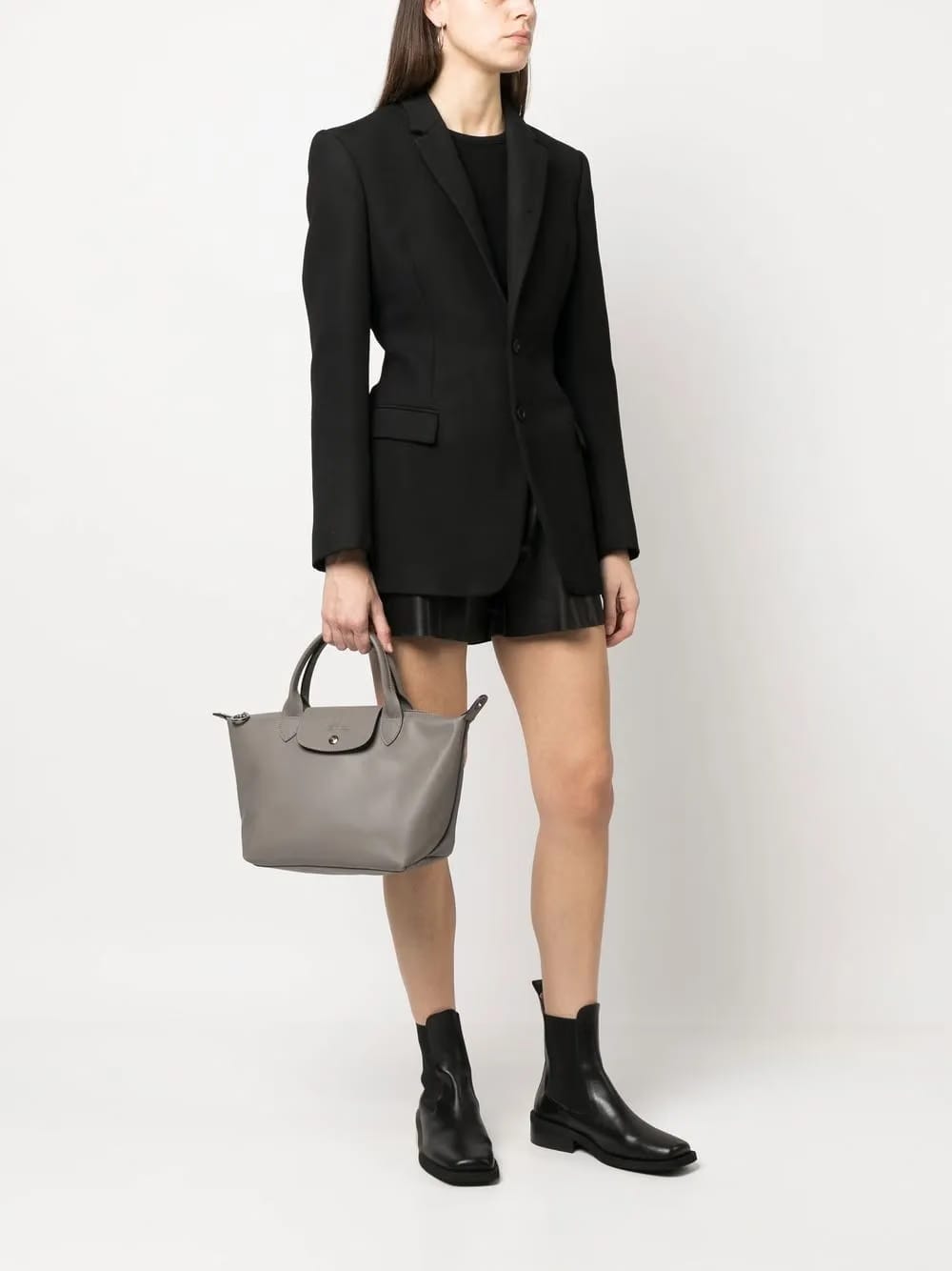 Le Pliage logo-strap bag