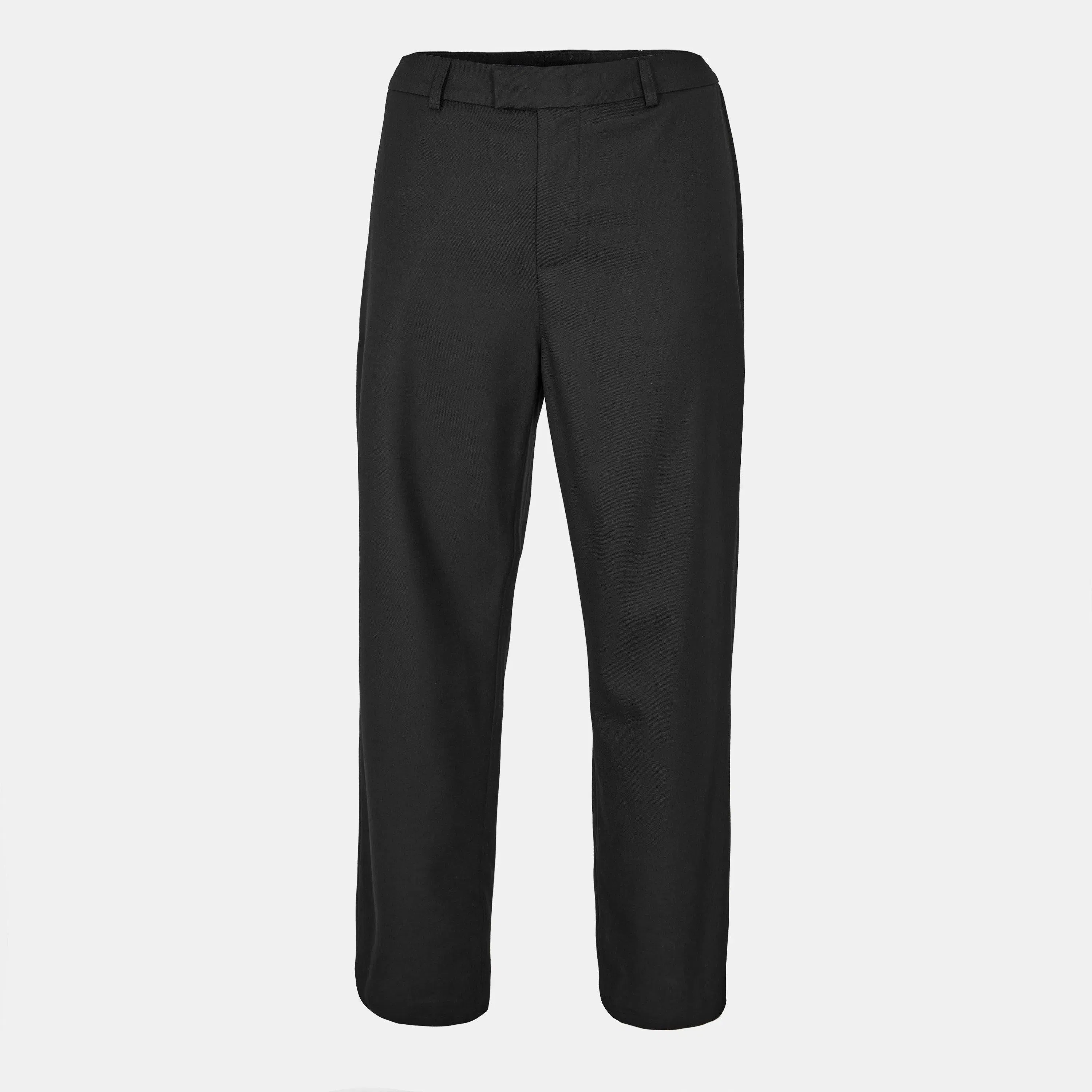 Wool Bootcut Trousers