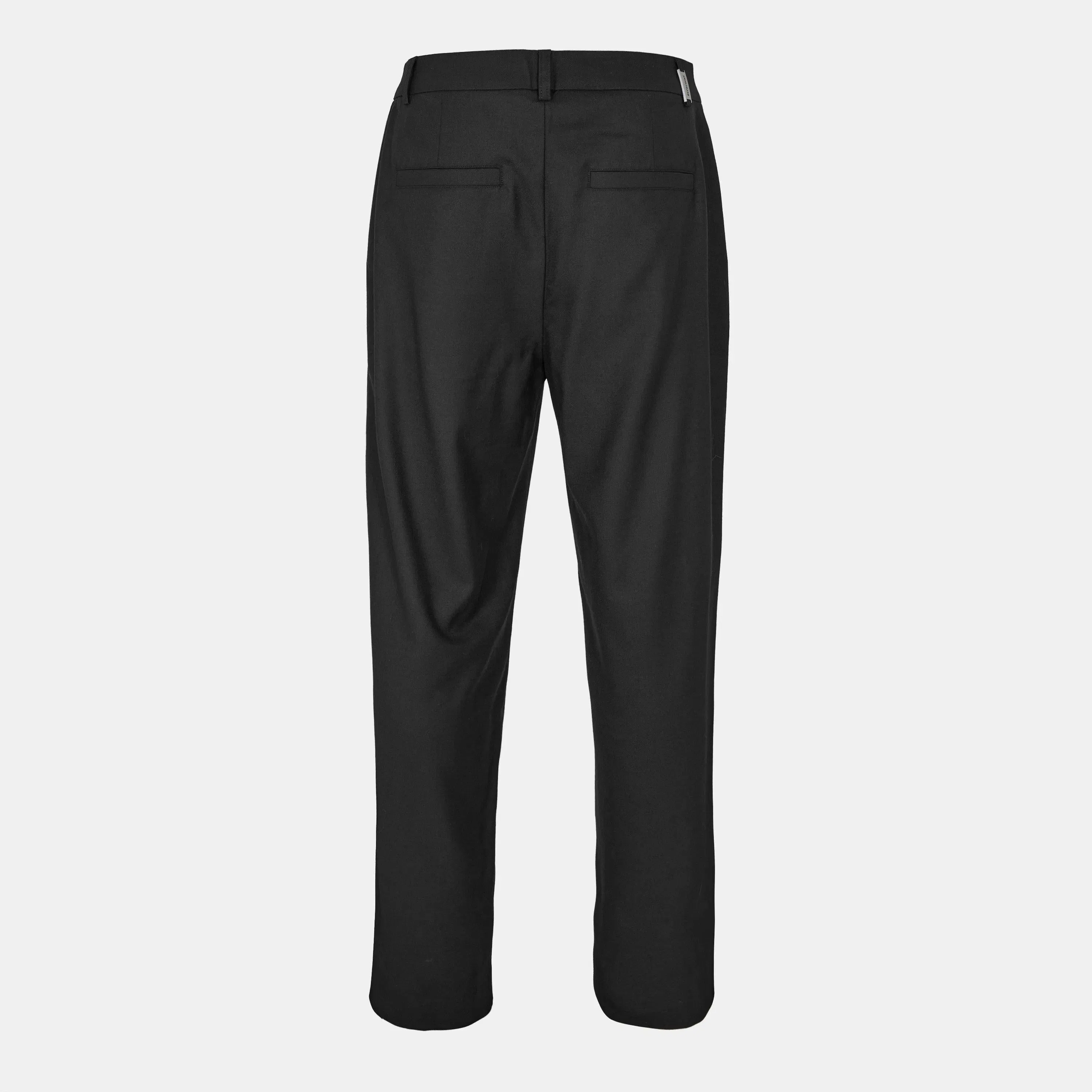 Wool Bootcut Trousers