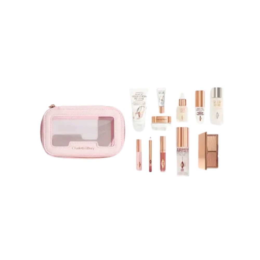 Charlotte Tilbury Mini Glow + Go Travel Beauty Bag