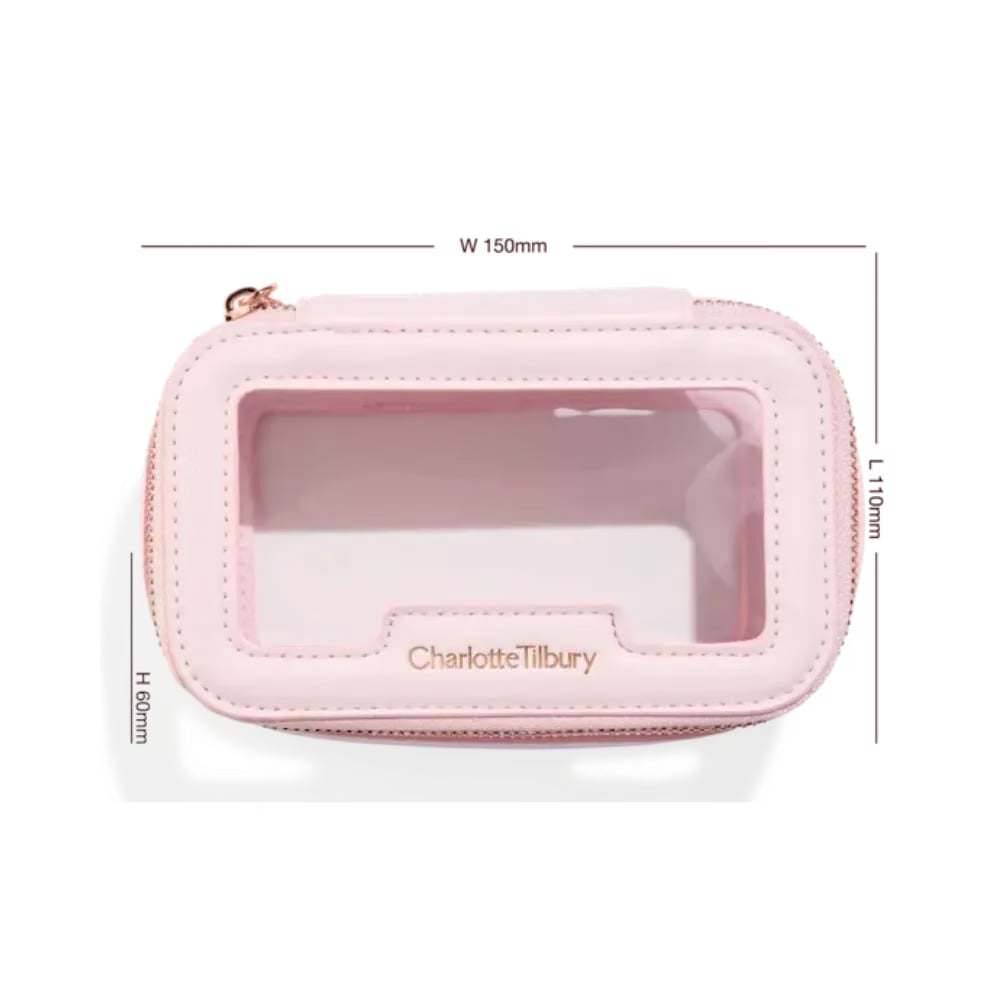 Charlotte Tilbury Mini Glow + Go Travel Beauty Bag