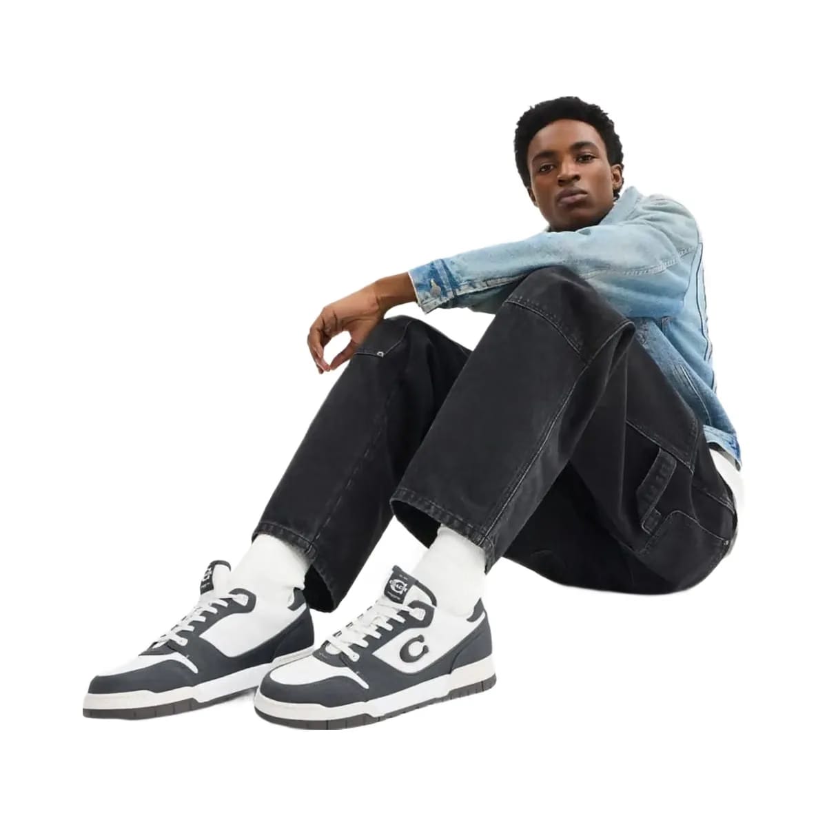 Coach Men's Soho Sneaker Charcoal
