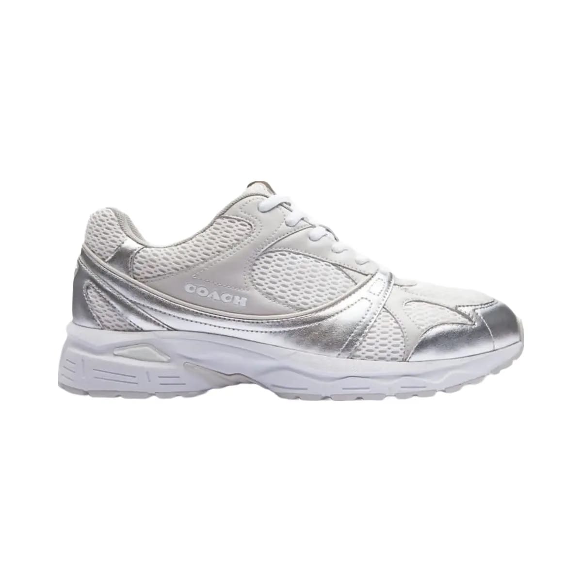 Coach Men's Sport Sneaker Light Grey Optic White