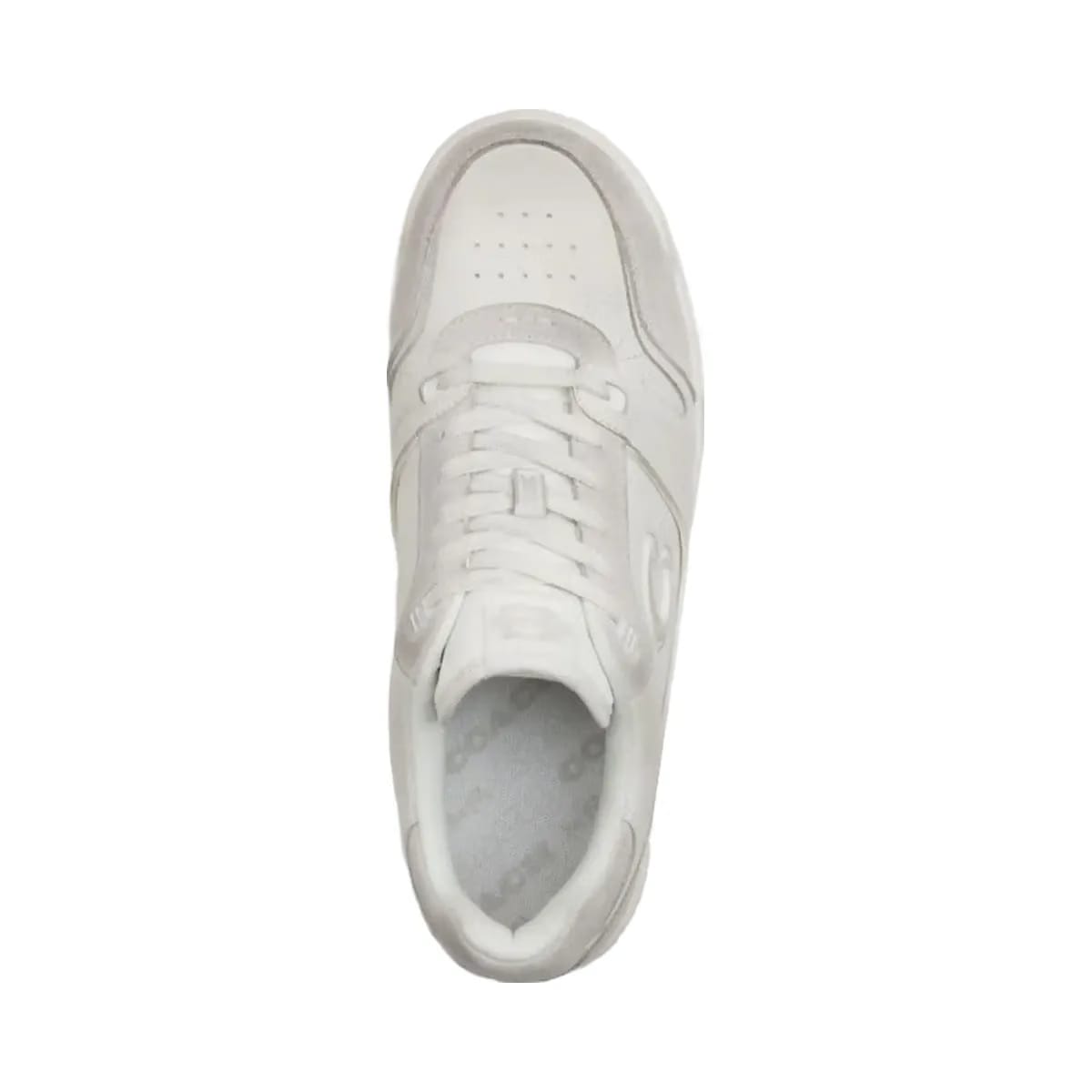 Coach Men's Soho Sneaker In Distressed Leather Glacier White