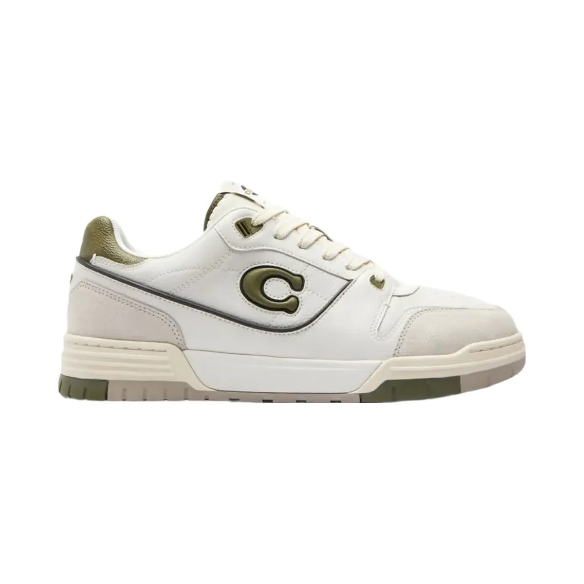 Coach Men's Soho Sneaker Olive Optic White