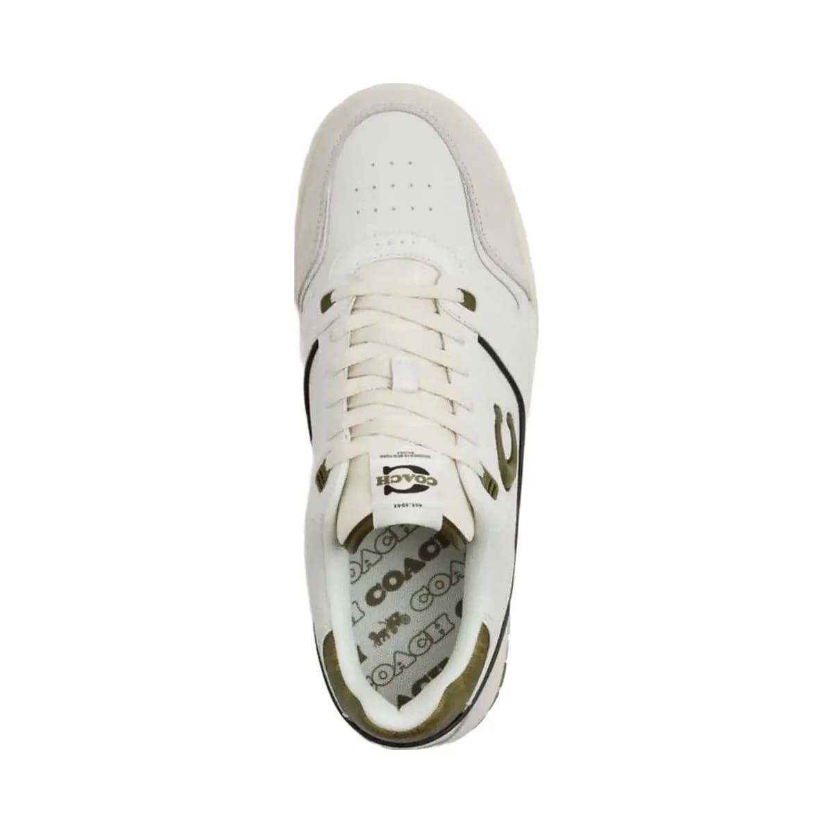 Coach Men's Soho Sneaker Olive Optic White