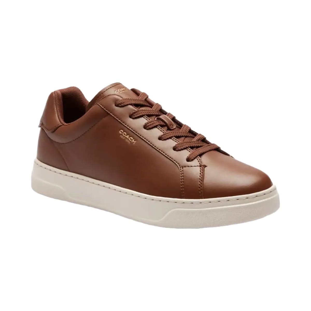 Coach Men's High Line Sneaker Dark Saddle