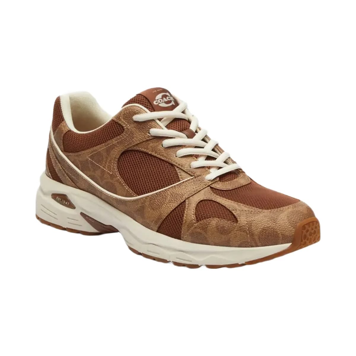 Coach Men's Sport Sneaker In Signature Canvas Sable Multi