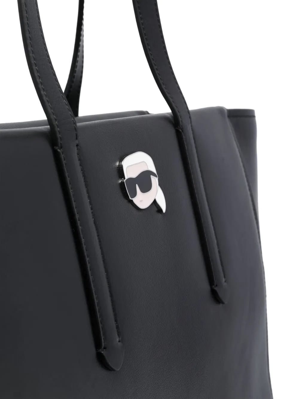 Ikon Pin leather tote bag