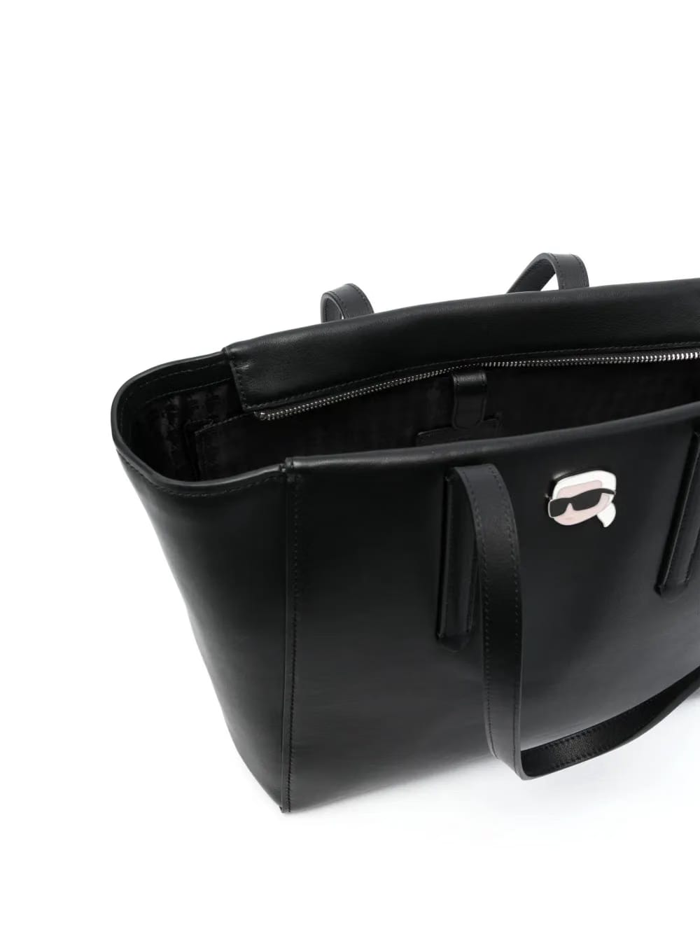 Ikon Pin leather tote bag