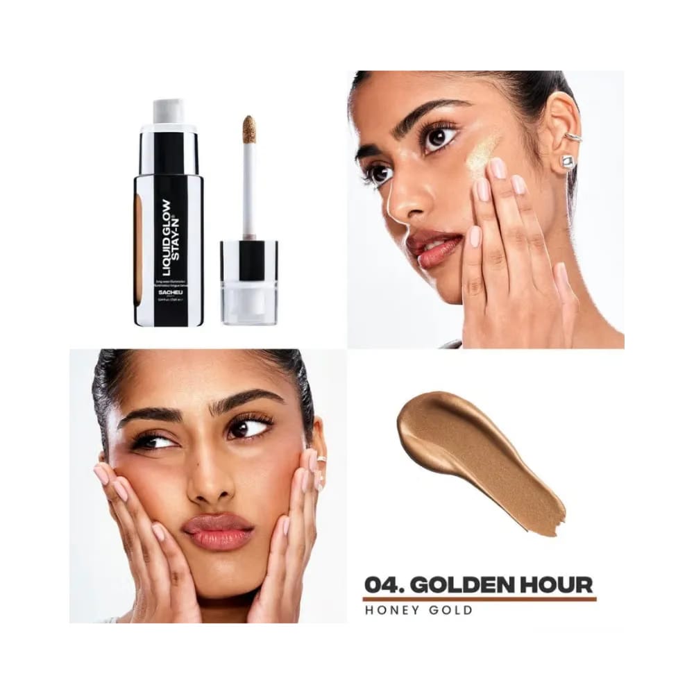 SACHEU Liquid Glow STAY-N All-Day Illuminator - Golden Hour