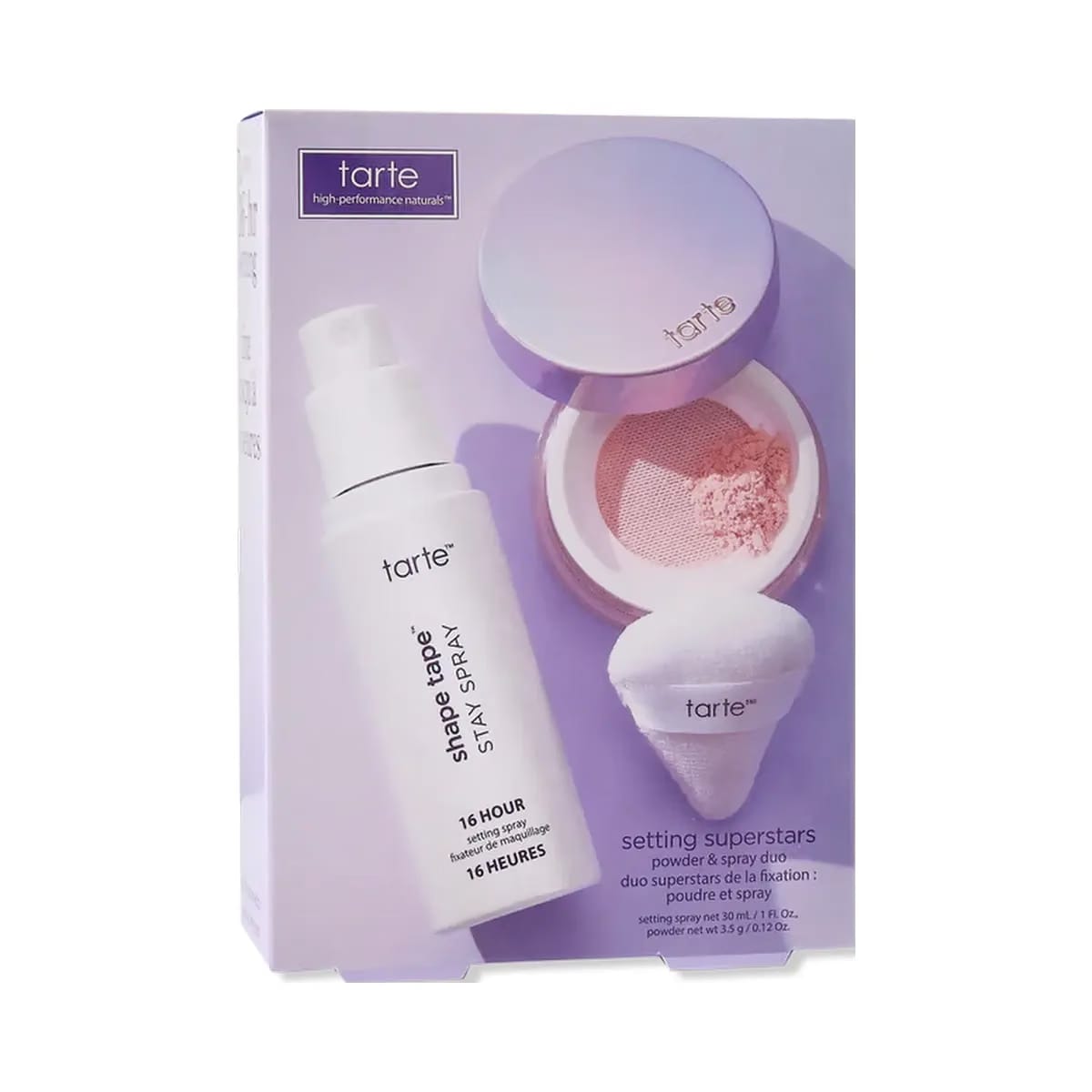 Tarte Setting Superstars Powder & Spray Duo 'Pink'