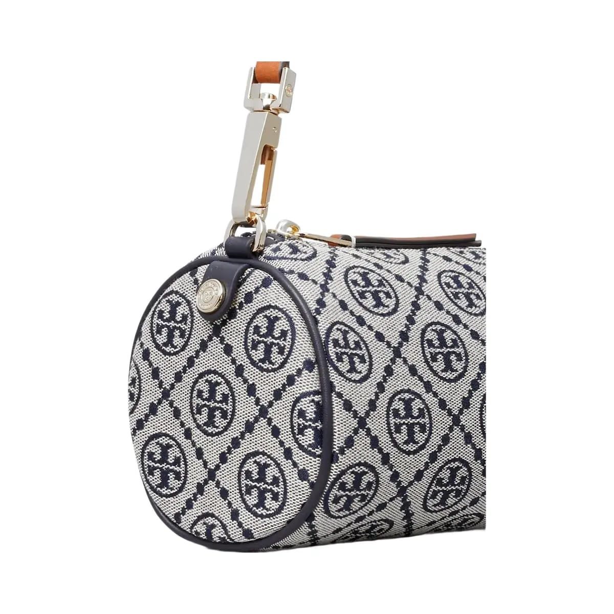 Tory Burch T Monogram Cylinder Bag Tory Navy
