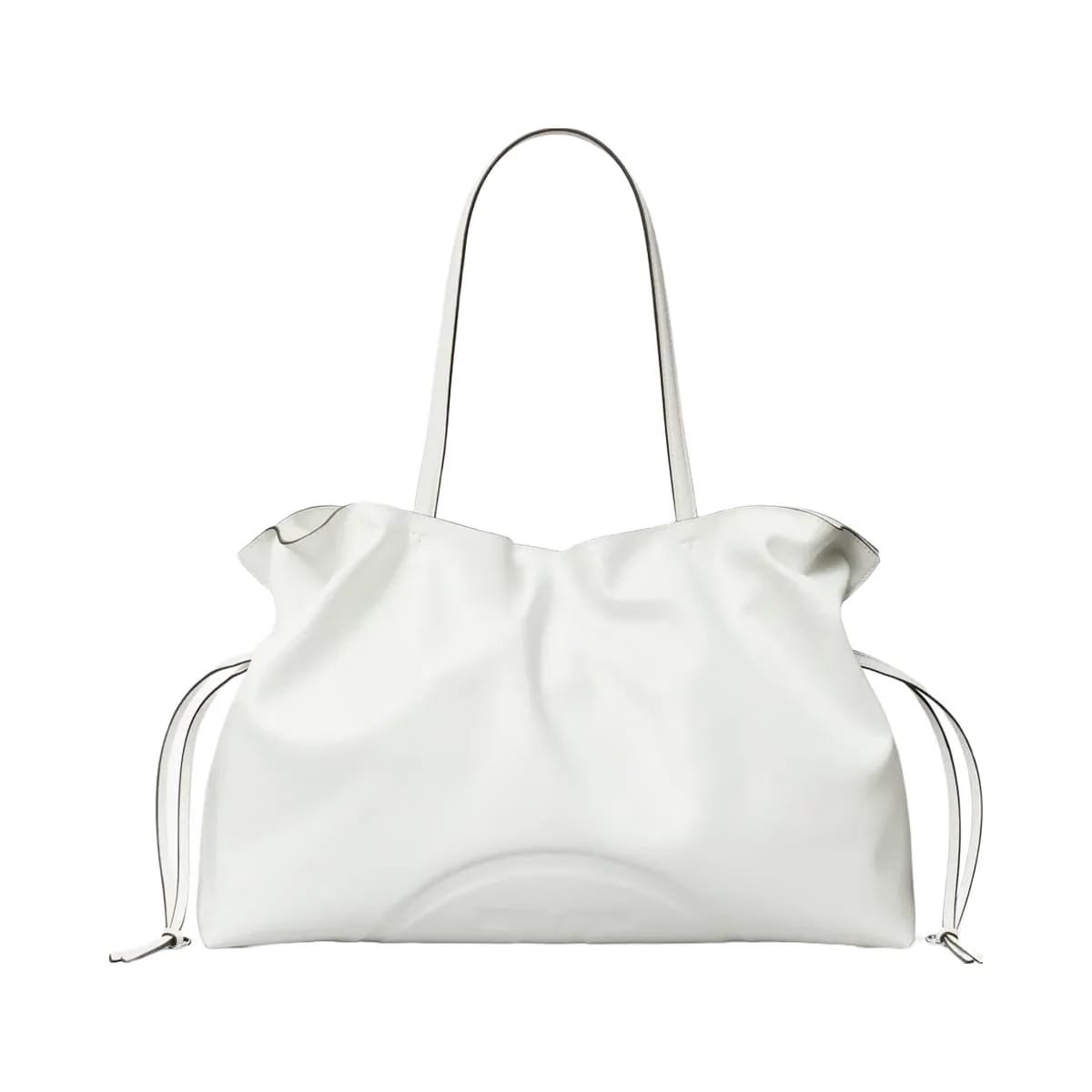 Tory Burch Ella natuura Drawstring Tote Bianco