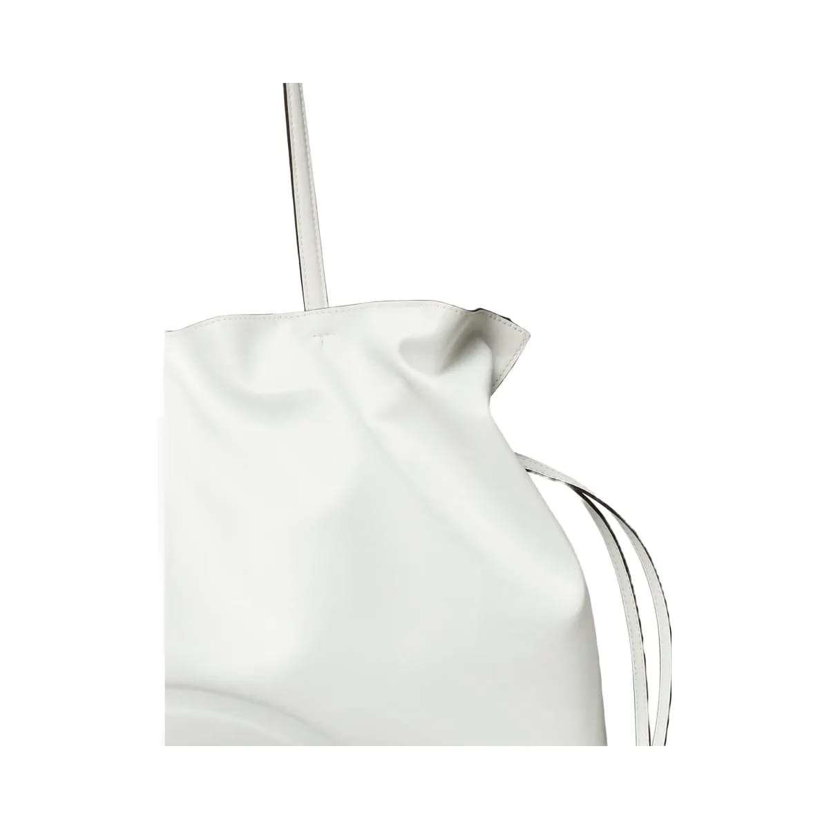 Tory Burch Ella natuura Drawstring Tote Bianco