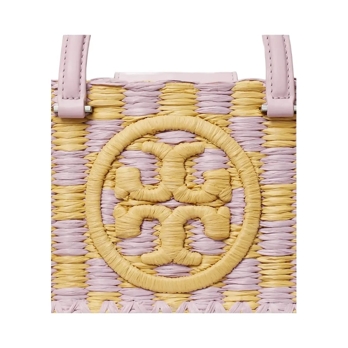 Tory Burch Ella Hand-Crocheted East-West Tote Pale Purple