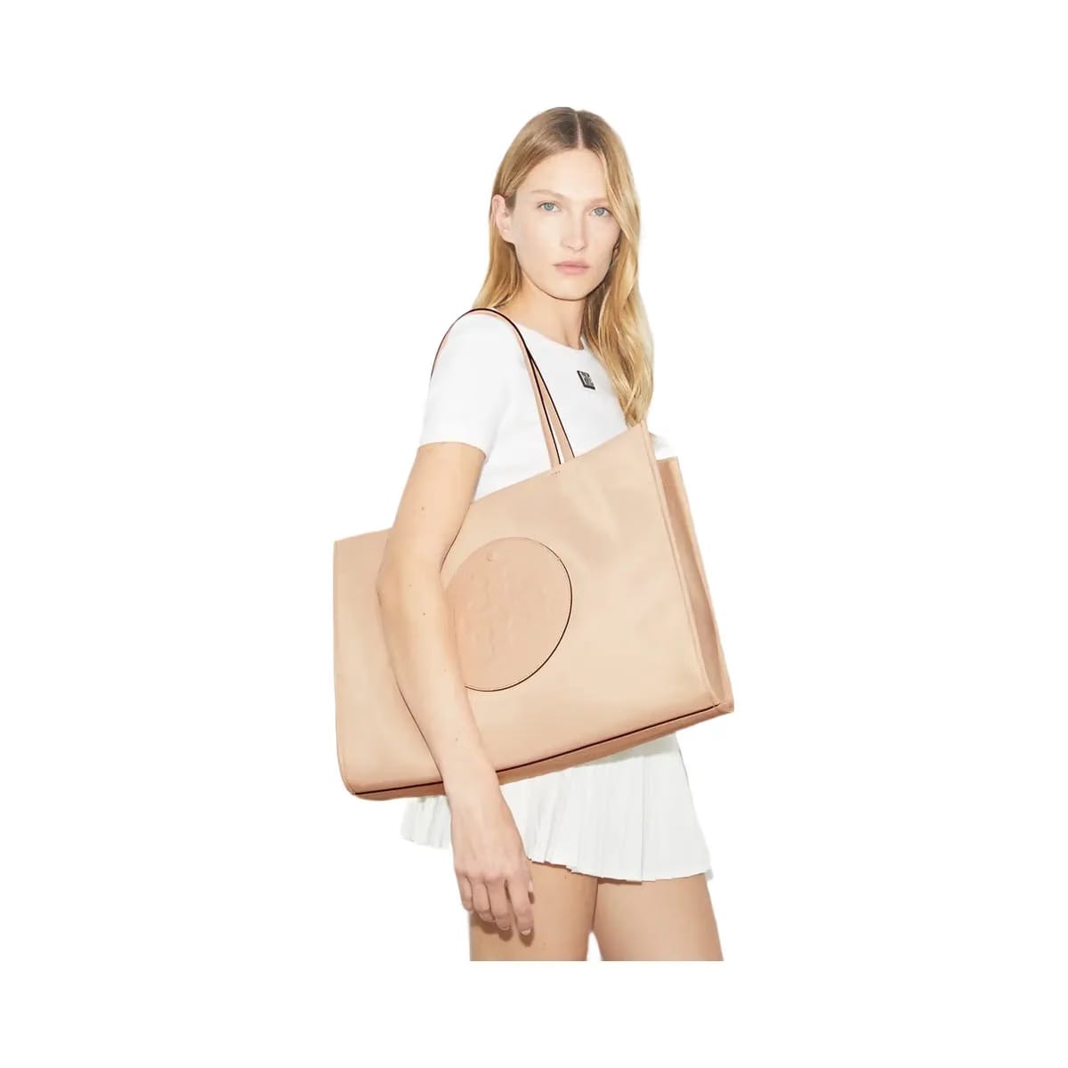 Tory Burch Ella Tote Rose Silk