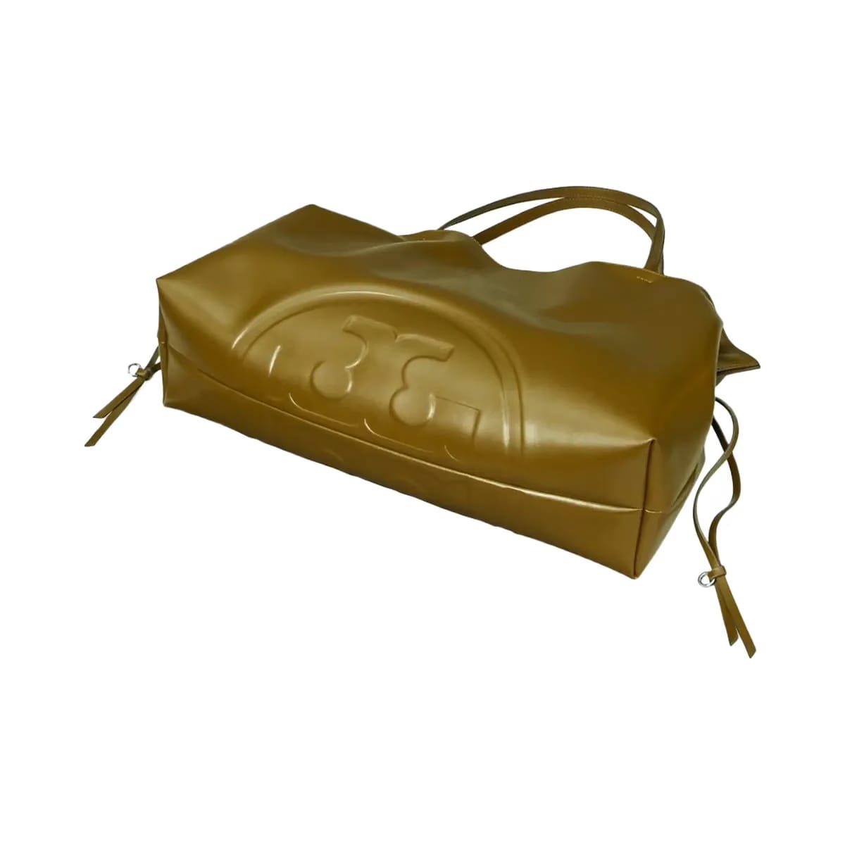 Tory Burch Ella natuura Drawstring Tote Dark Olive