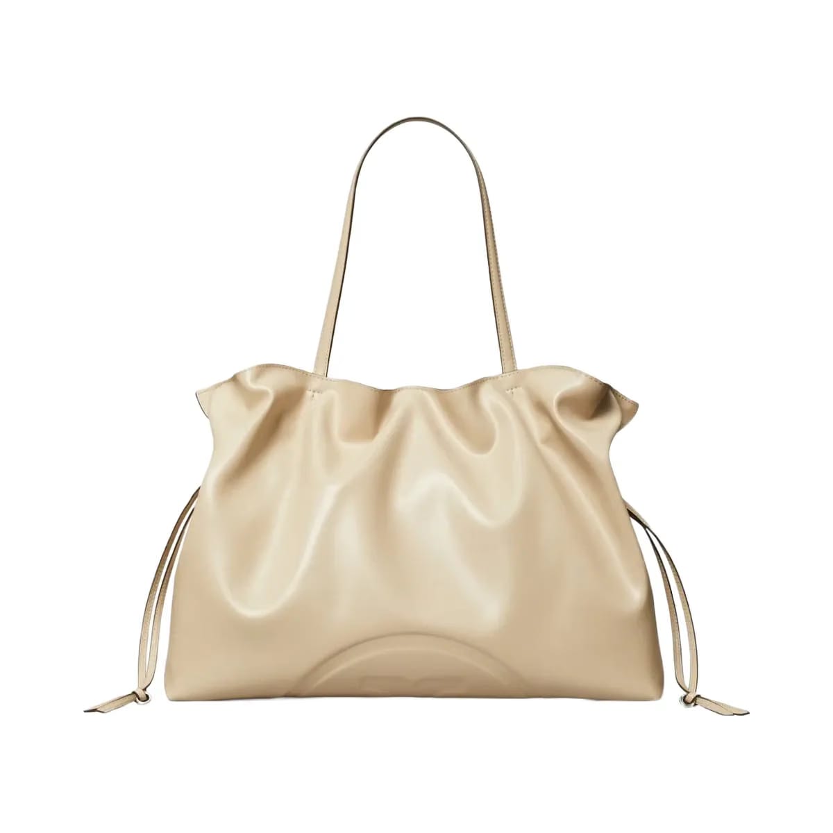 Tory Burch Ella natuura Drawstring Tote Light Stone