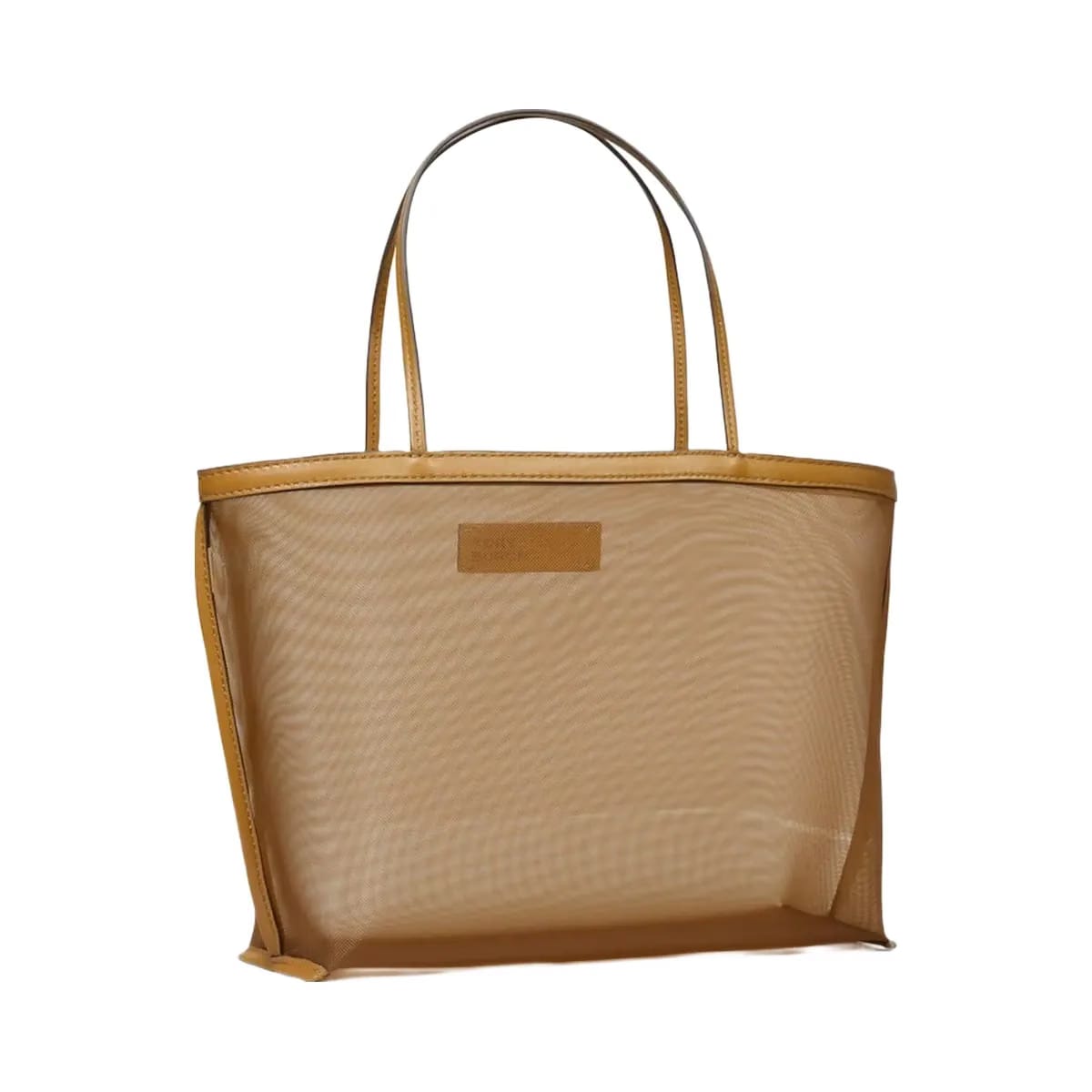 Tory Burch Mesh Tote Cuoio