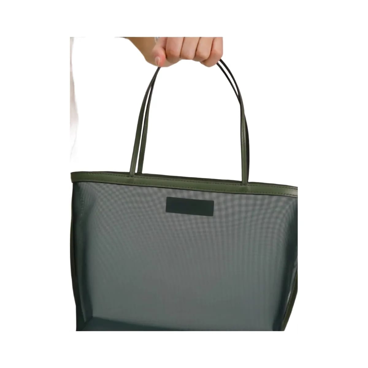 Tory Burch Mesh Tote Cuoio