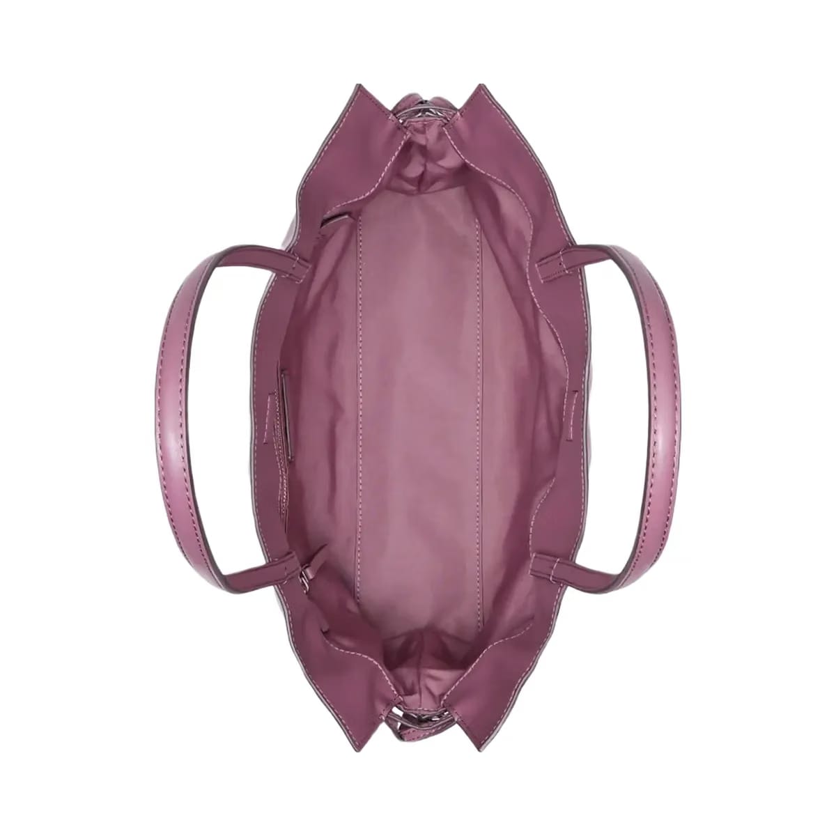 Tory Burch Small Ella natuura Drawstring Tote Plum Haze