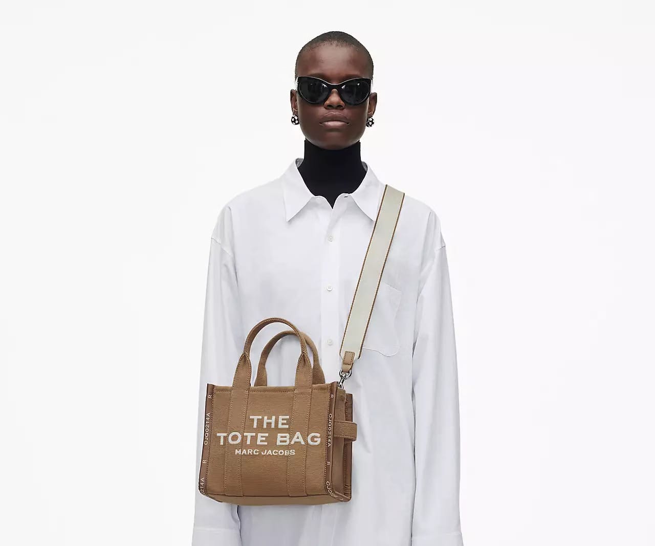 Marc Jacobs The Jacquard Tote Bag Small Warm Sand