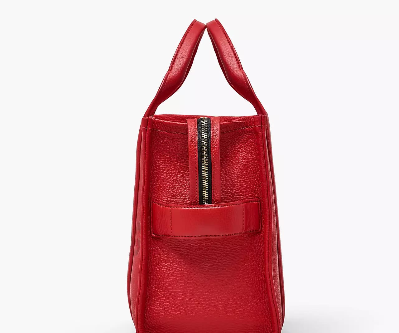 Marc Jacobs The Leather Medium Tote Bag 'True Red'