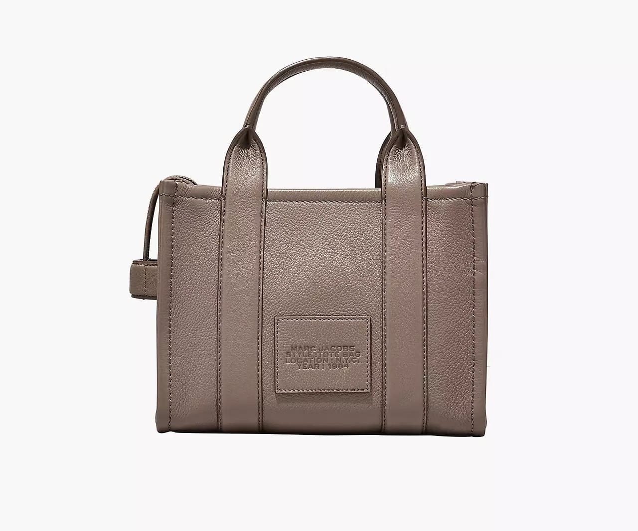 Marc Jacobs The Leather Medium Tote Bag 'Cement'