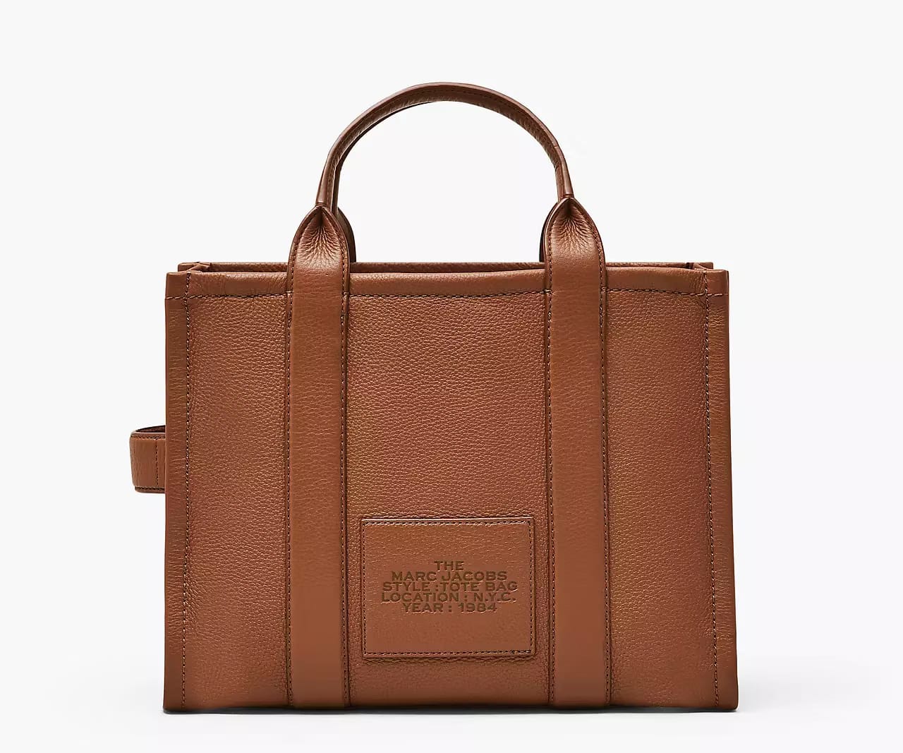 Marc Jacobs The Leather Medium Tote Bag 'Argan Oil'