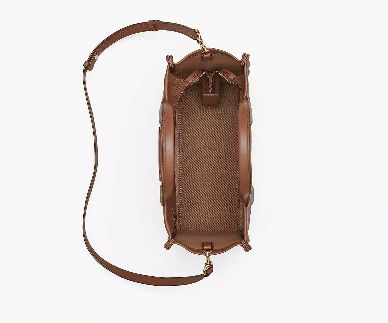 Marc Jacobs The Leather Medium Tote Bag 'Argan Oil'