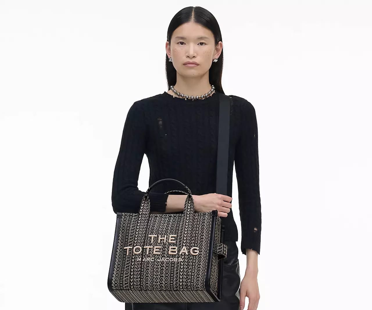 Marc Jacobs The Monogram Jacquard Medium Tote Bag