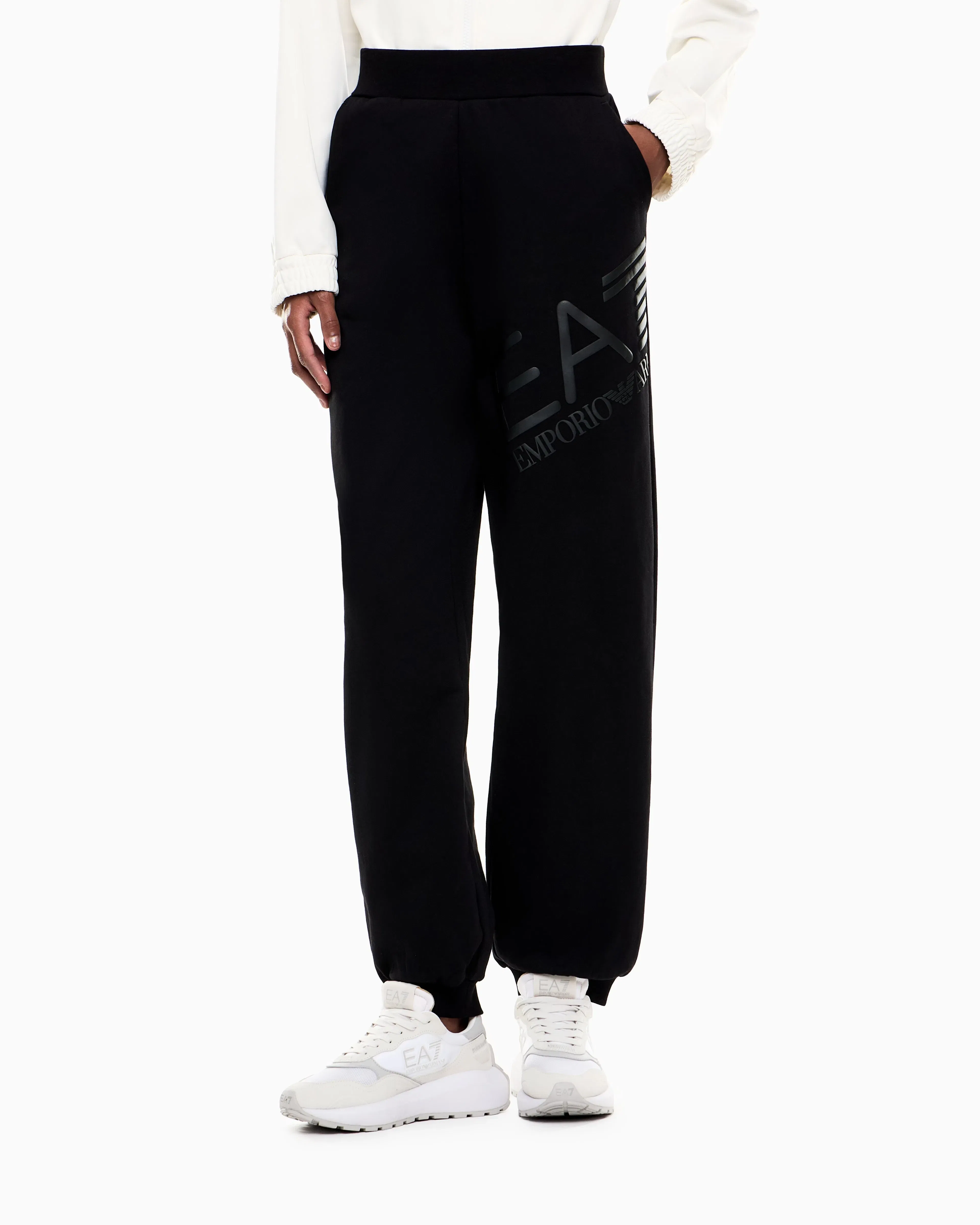 EA7 Logo Series jersey joggers